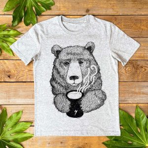Cuppa Bear T-Shirt  cool bear tshirt unisex  graphic